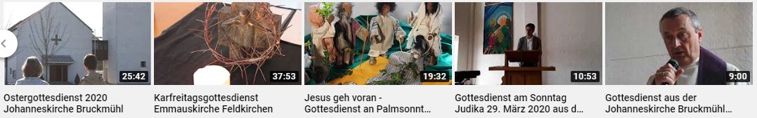 Gottesdienste im Internet (1)