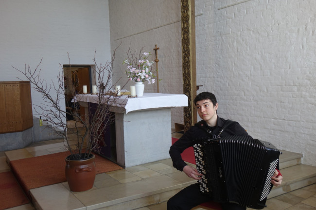 Antonio Del Castello in der Johanneskirche in Bruckmühl