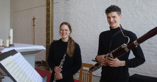 Live Music Now: Marlene Durner (Oboe) und Jonas Hintermaier (Fagott)