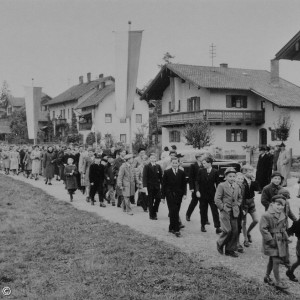 Kirchenweihe Johanneskirche Bruckmühl 10. Oktober 1954 - Festzug